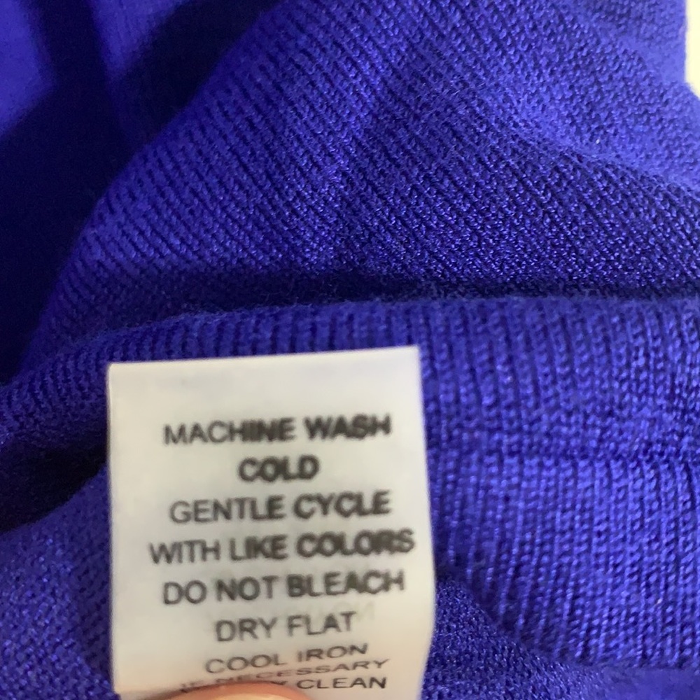 Blue Sweater Shell - Picture 3 of 4